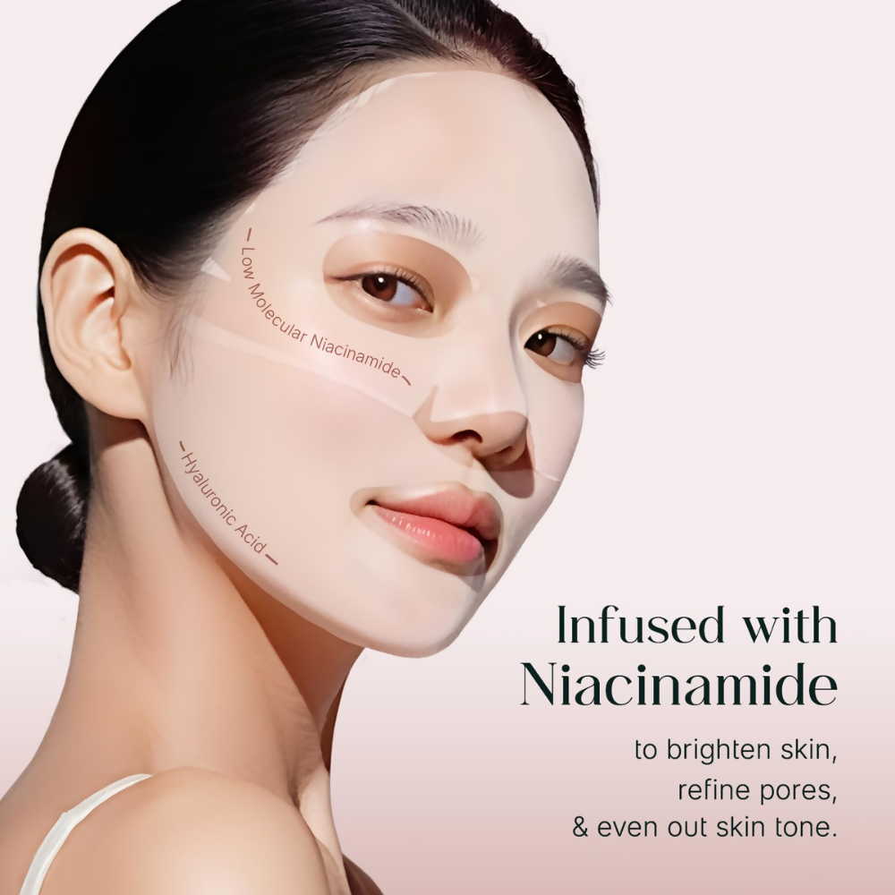 Seoulskin Niacinamide Glass Skin Overnight Mask – Korean Face Mask Sheet