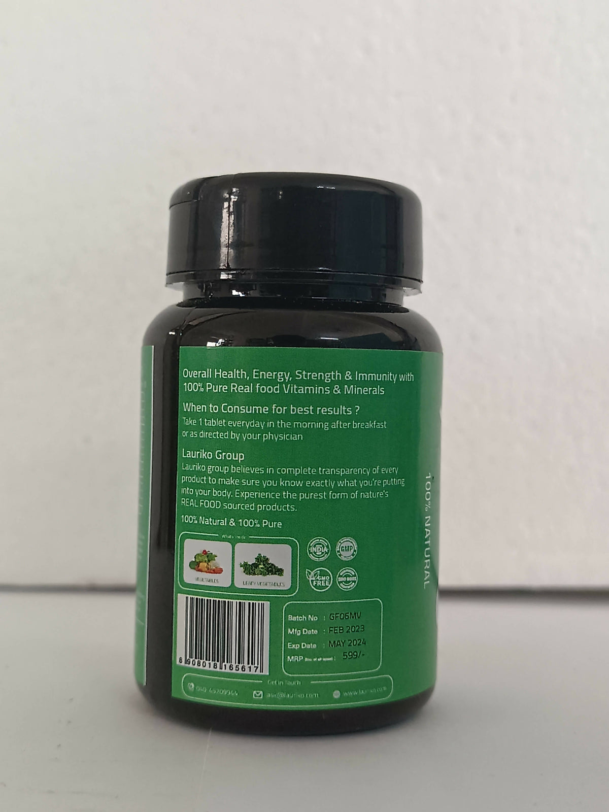 Laurik Multivitamin Supplements For Women | Vitamin A, C, D ,E With B Vitamins, Iron, Zinc And Calcium Tablets