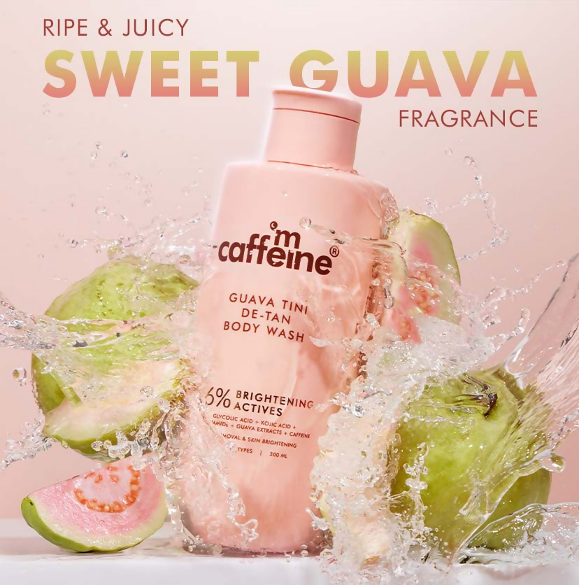 mCaffeine Pink Glow Set (Guava Body Wash & Sweet Escape Body Lotion)