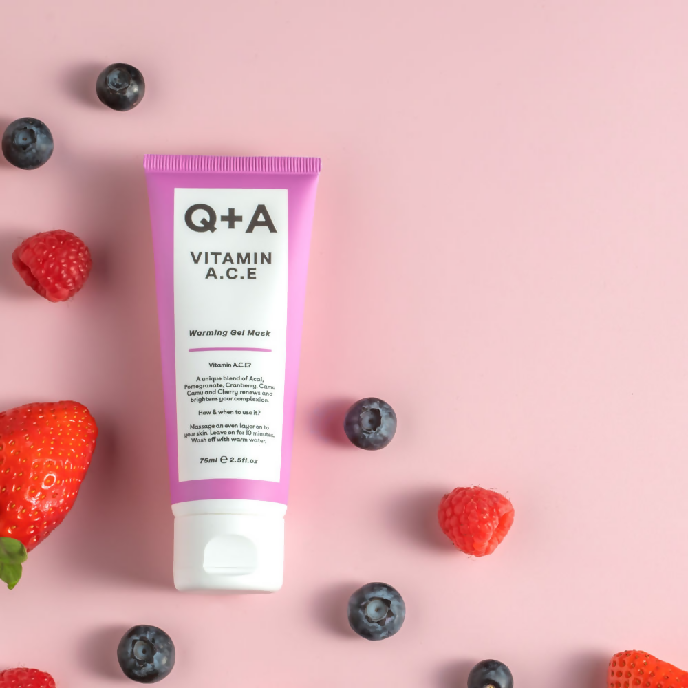 Q+A Vitamin A.C.E Warming Gel Mask