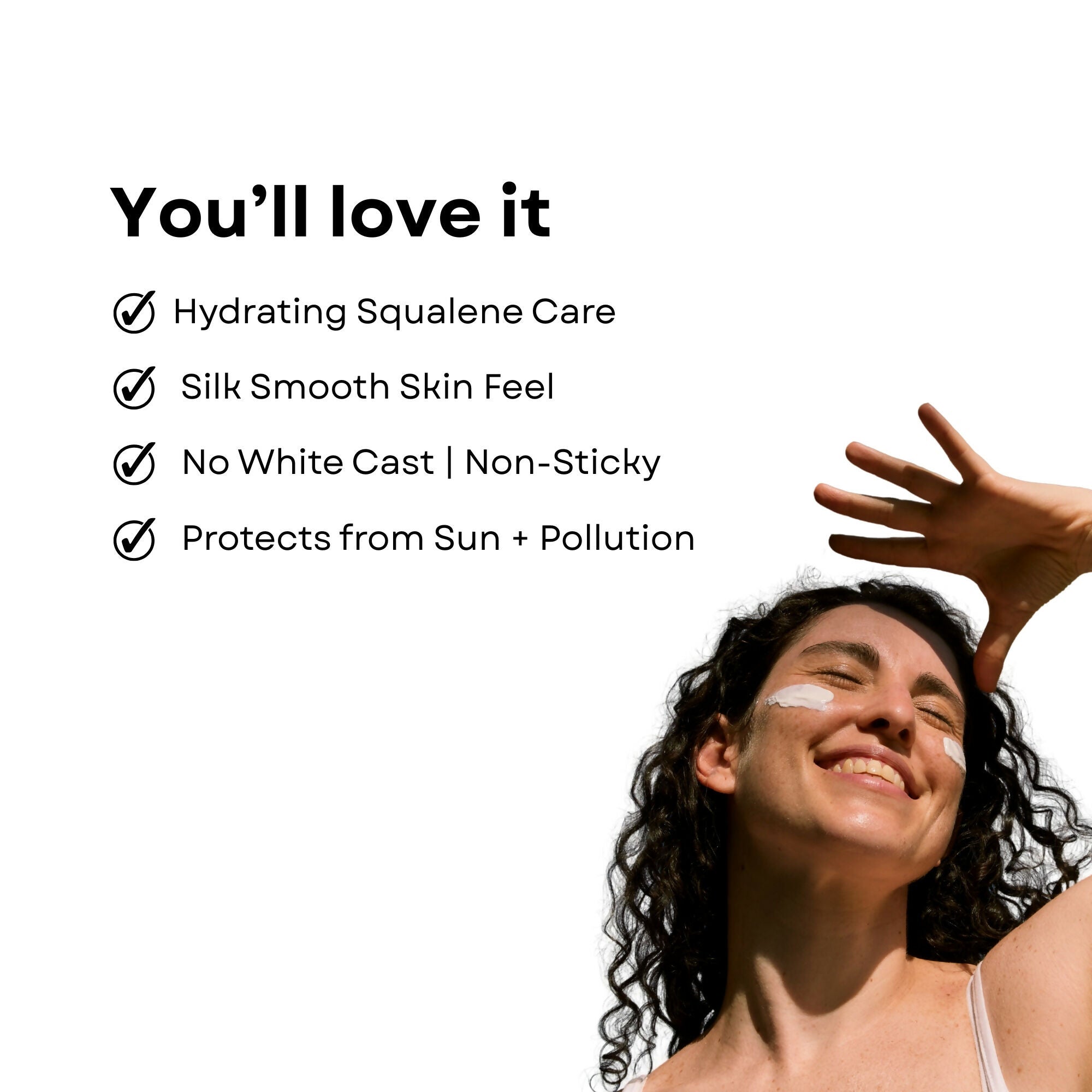 Detoxie Squalene & Silk Protiens SPF50 Sunscreen Gel For All Skin Types