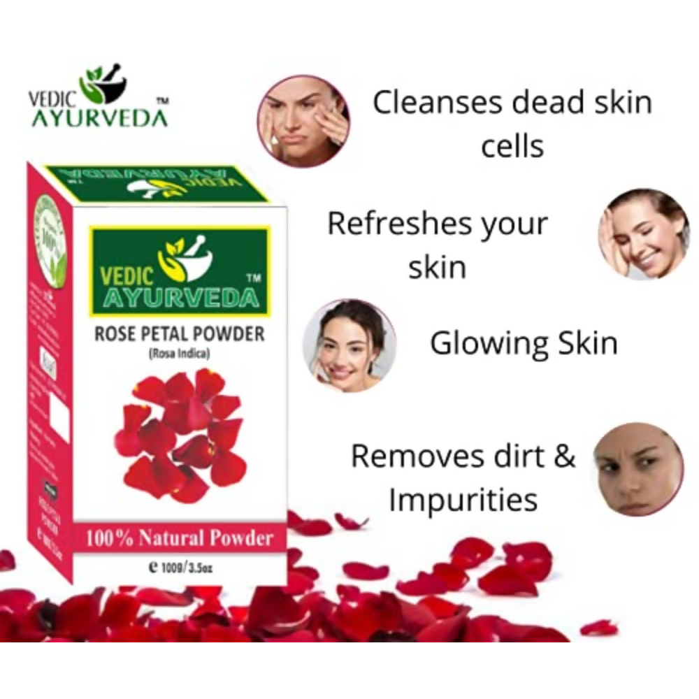 VedicAyurveda Rose Petals Powder
