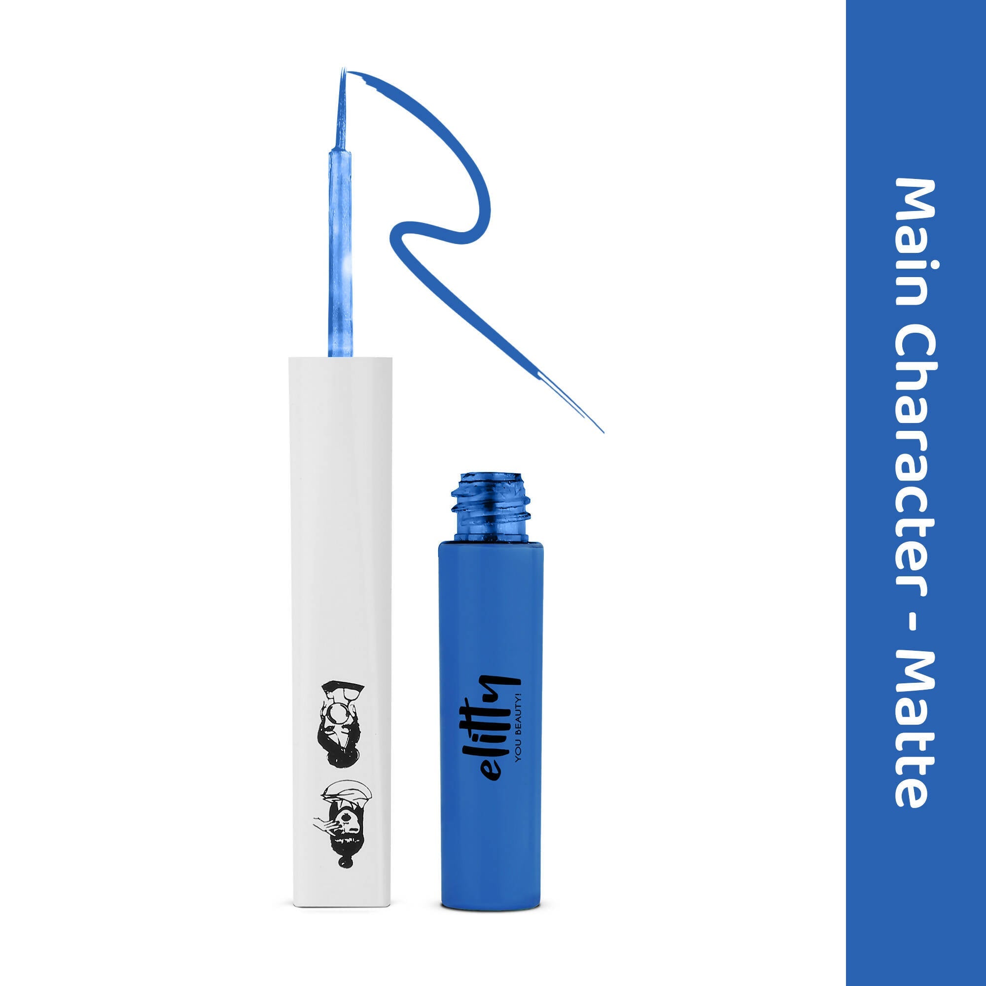 Elitty Eye Gotta Feeling - Pop Eyeliner Matte-Main Character- Dark Blue