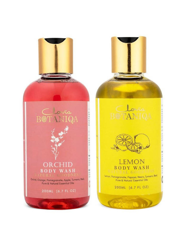Clovia Botaniqa Lemon & Orchid Body Wash Combo