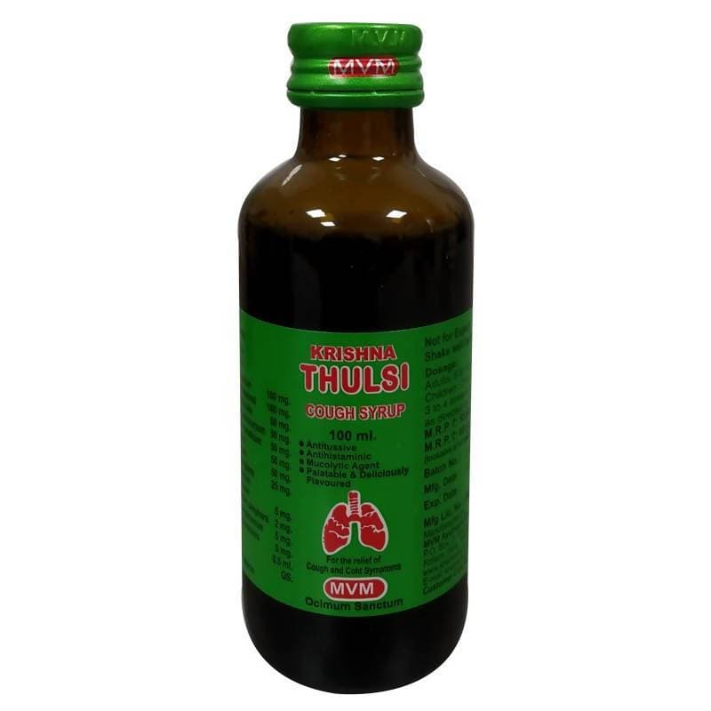 MVM Ayurveda Krishna Thulasi Cough Syrup