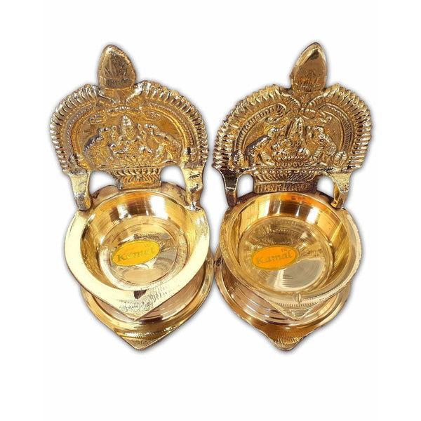 Kamakshi Diya Lamp / Kamakshi Deepam - 1 Pair