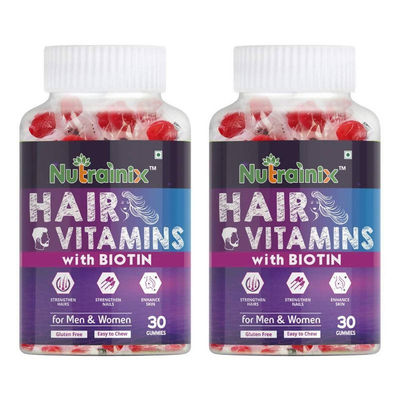 Nutrainix Hair Vitamins Gummies with Biotin