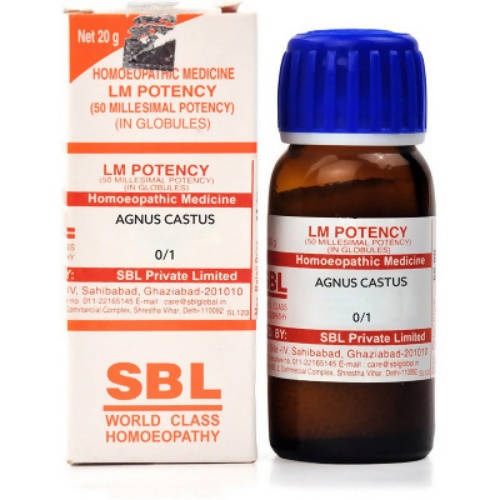 SBL Homeopathy Agnus Castus LM Potency