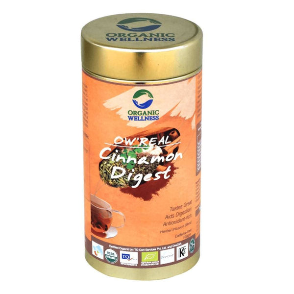 Organic Wellness Ow'Real Cinnamon Digest Leaf Tea Tin Pack