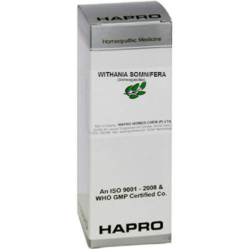 Hapro Withania Somnifera (Ashwagandha) Mother Tincture Q