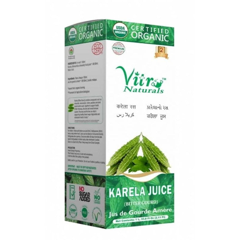 Vitro Naturals Certified Organic Karela Juice