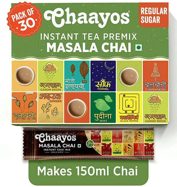 Chaayos Instant Tea Premix Masala Chai Sachets