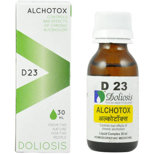 Doliosis Homeopathy D23 Alchotox Drops