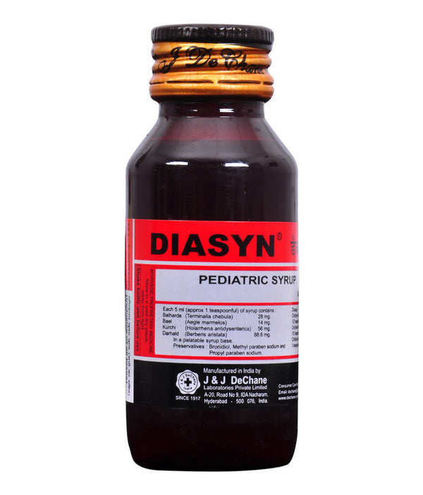 J & J Dechane Ayurvedic Diasyn Syrup