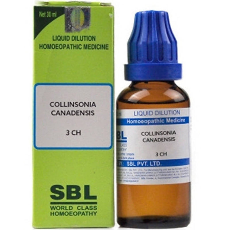 SBL Homeopathy Collinsonia Canadensis Dilution