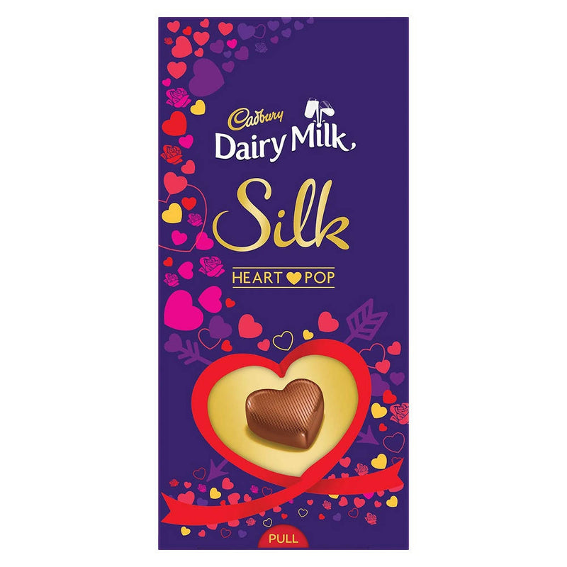 Cadbury Dairy Milk Silk Heart Pop Bars