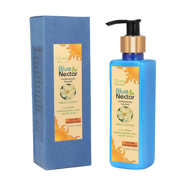 Blue Nectar Niraa Cocoa Butter Brightening Body Lotion with Spf 30 Pa ++