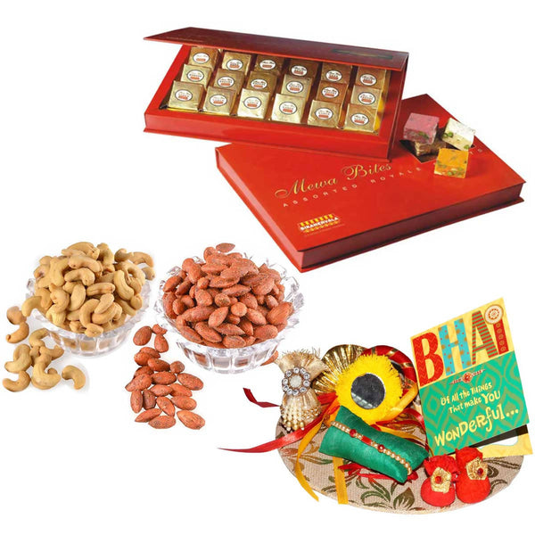 Bikano MewaBites and Dryfruits Rakhi Gifts