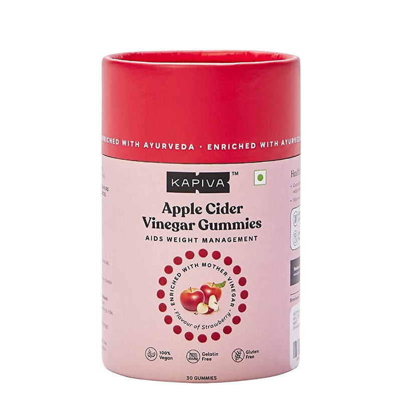 Kapiva Ayurveda Apple Cider Vinegar Gummies - Strawberry