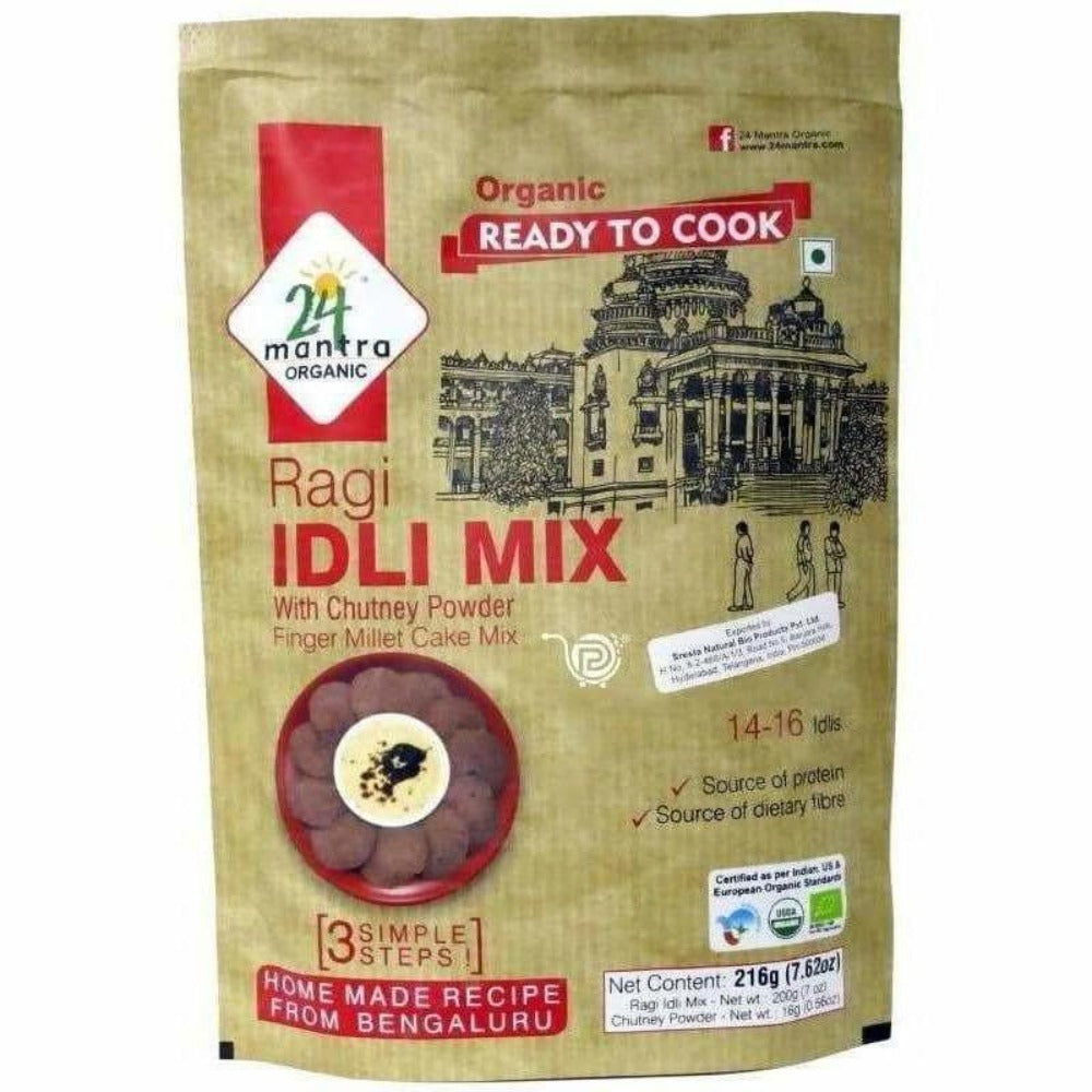 24 Mantra Organic Ready to Cook Ragi Idli Mix