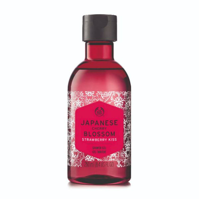 The Body Shop Japanese Cherry Blossom Strawberry Kiss Shower Gel