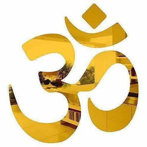 Gold Color - OM 3D Acrylic Mirror Wall Stickers