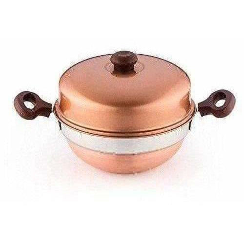Idly Stand with Copper Kadai- 2 Layered