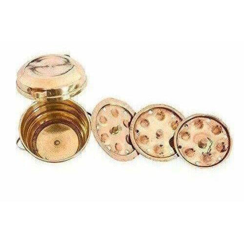 Toys Brass Idli Patra, Gold