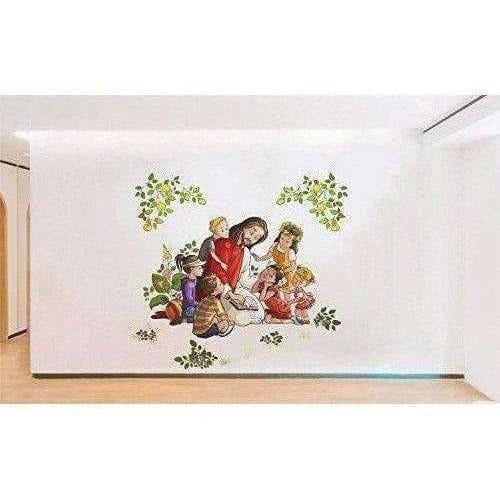 Lord Jesus with Kids Wall Sticker
