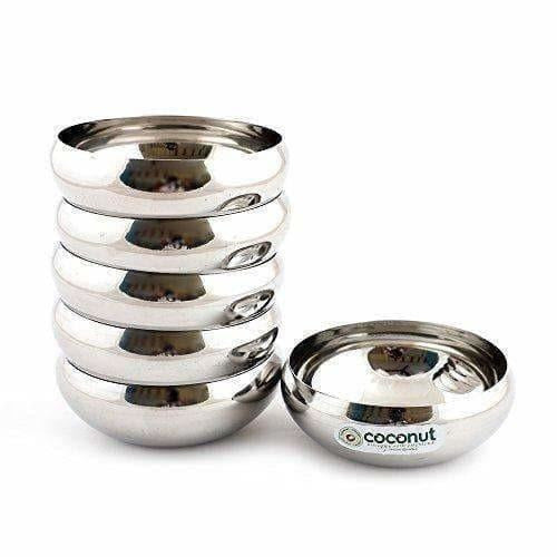 Stainless Steel Bowl - Set of 6