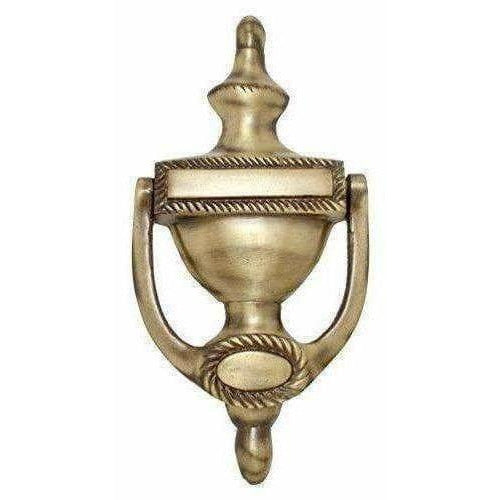 Georgian 8" Round Brass Door Knocker