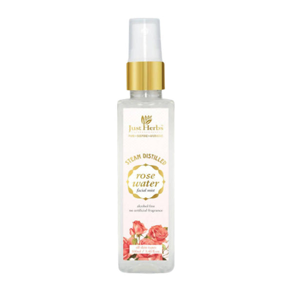 Just Herbs Steam Distilled Rose Water Facial Mist