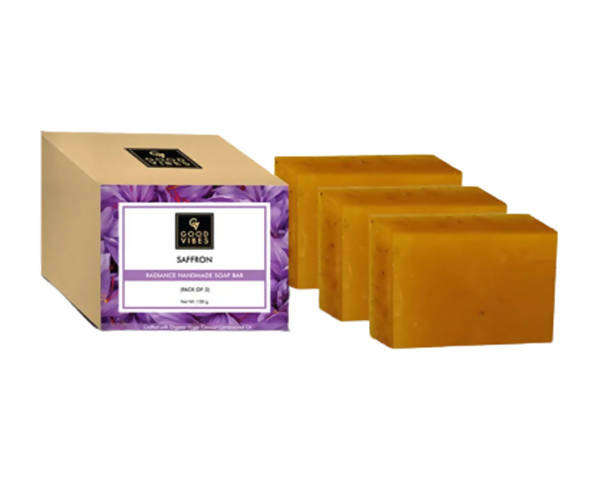 Good Vibes Saffron Radiance Handmade Soap Bar