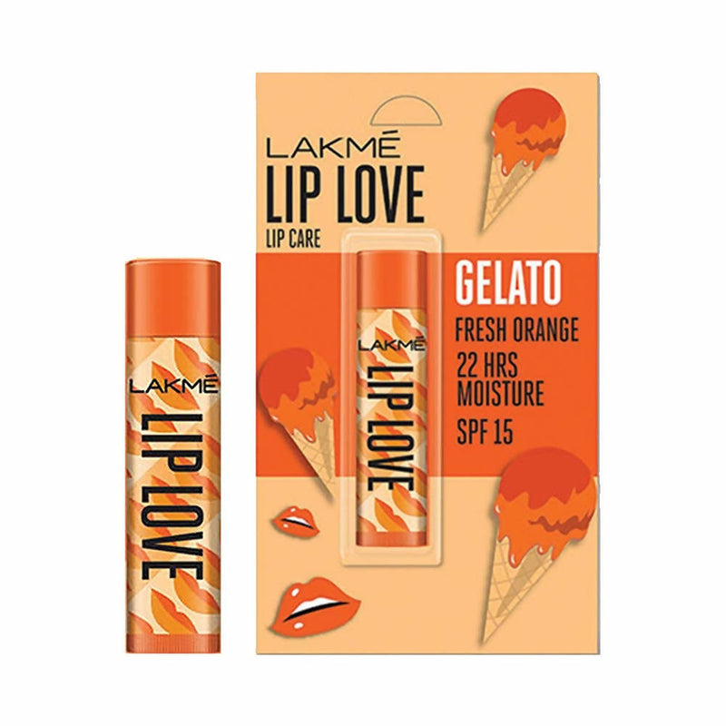 Lakme Lip Love Gelato Chapstick - Fresh Orange