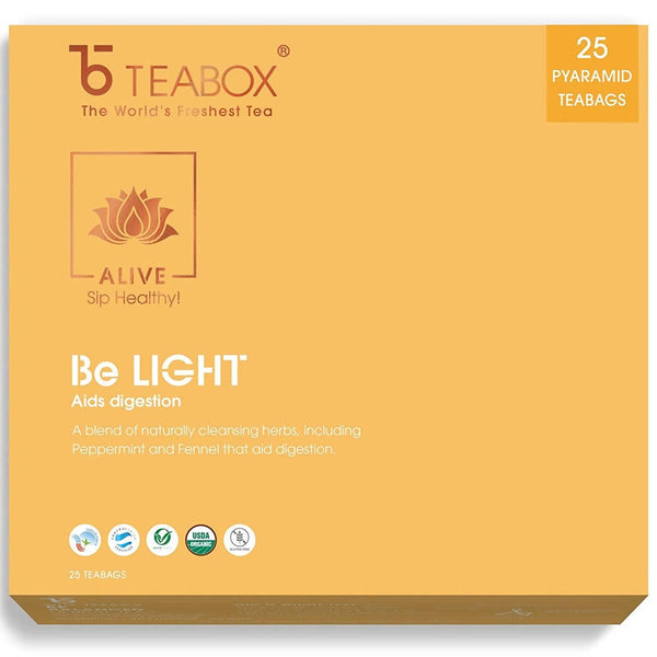 Teabox Be Light Herbal Tea Bags