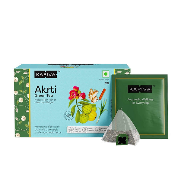 Kapiva Ayurveda Akrti Green Tea Bags