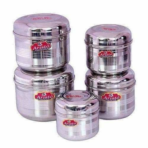 Storage Designer Steel Containers Set of 5 Pieces