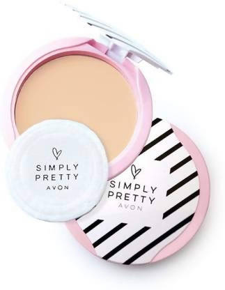 Avon Simply Pretty Shine No More SPF 14 Pressed Powder Pink Blush