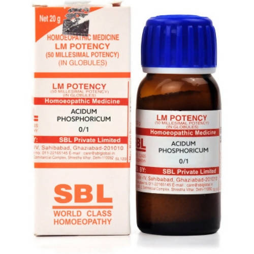 SBL Homeopathy Acidum Phosphoricum LM Potency