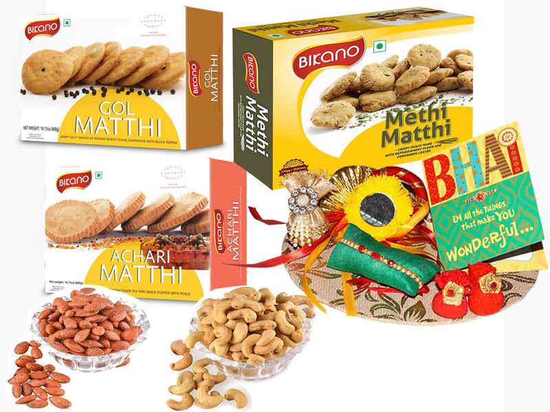 Bikano Mathi Magic and Dryfruits Rakhi Gifts