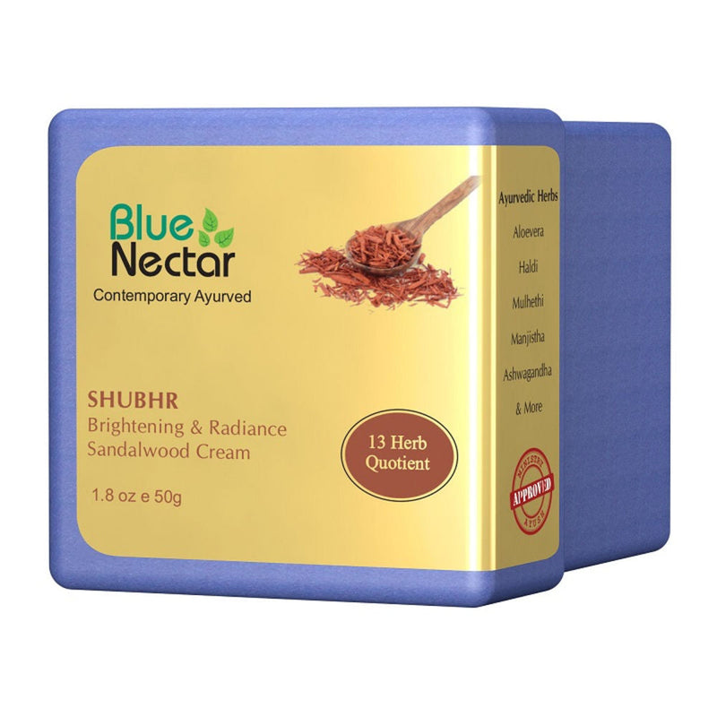 Blue Nectar Shubhr Brightening & Radiance Sandalwood Cream for Men