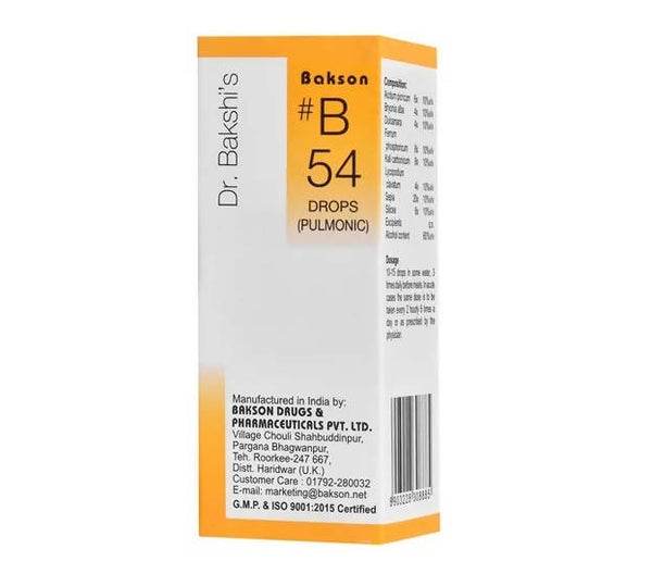 Bakson's Homeopathy B54 Drops