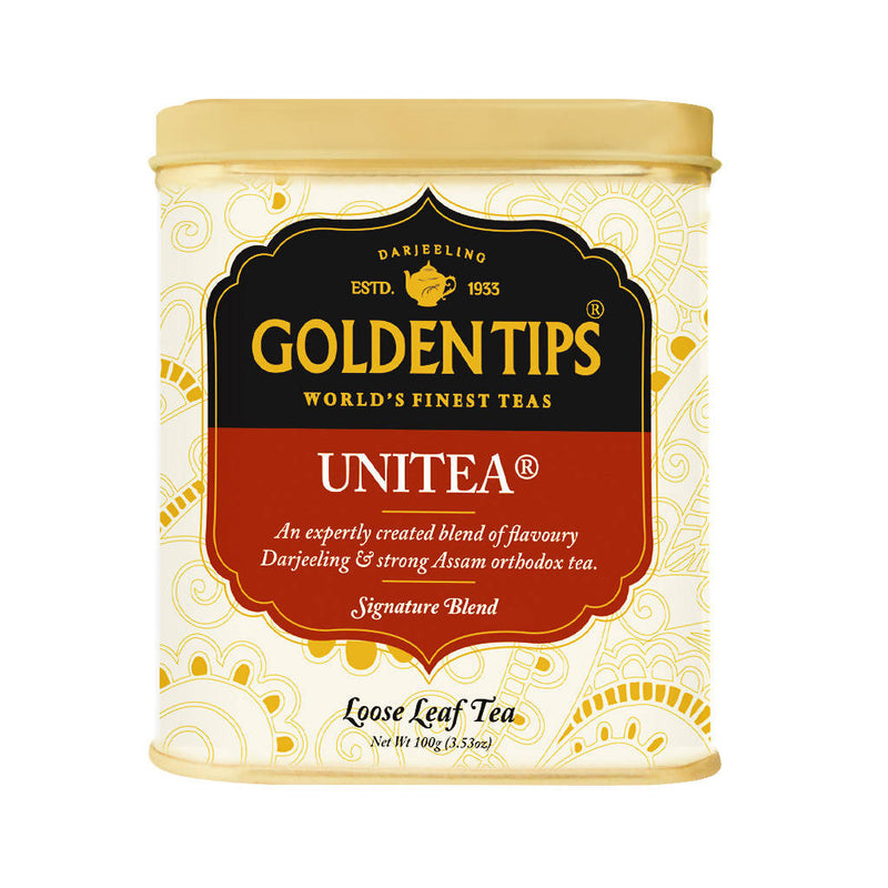 Golden Tips Unitea Tea - Tin can