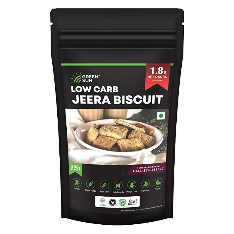 Green Sun Low Carb Jeera Biscuits