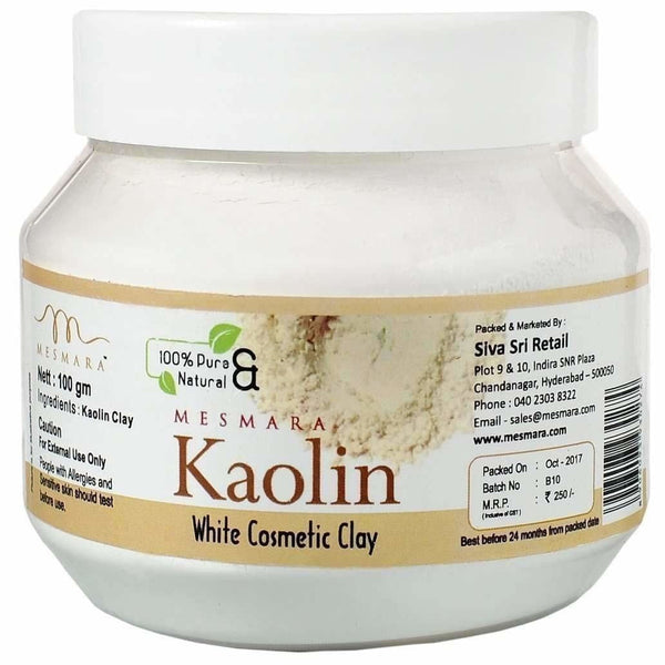 Mesmara Kaolin White Cosmetic Clay, 100g