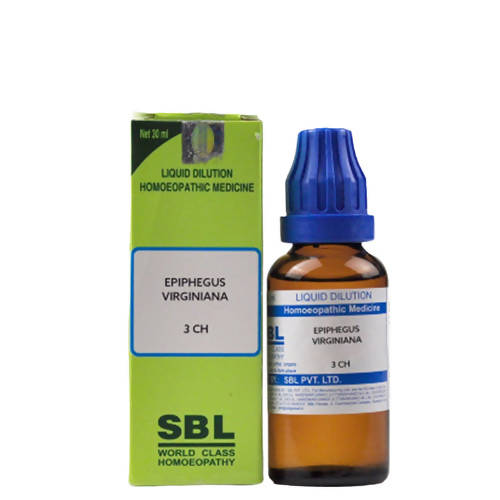 SBL Homeopathy Epiphegus Virginiana Dilution