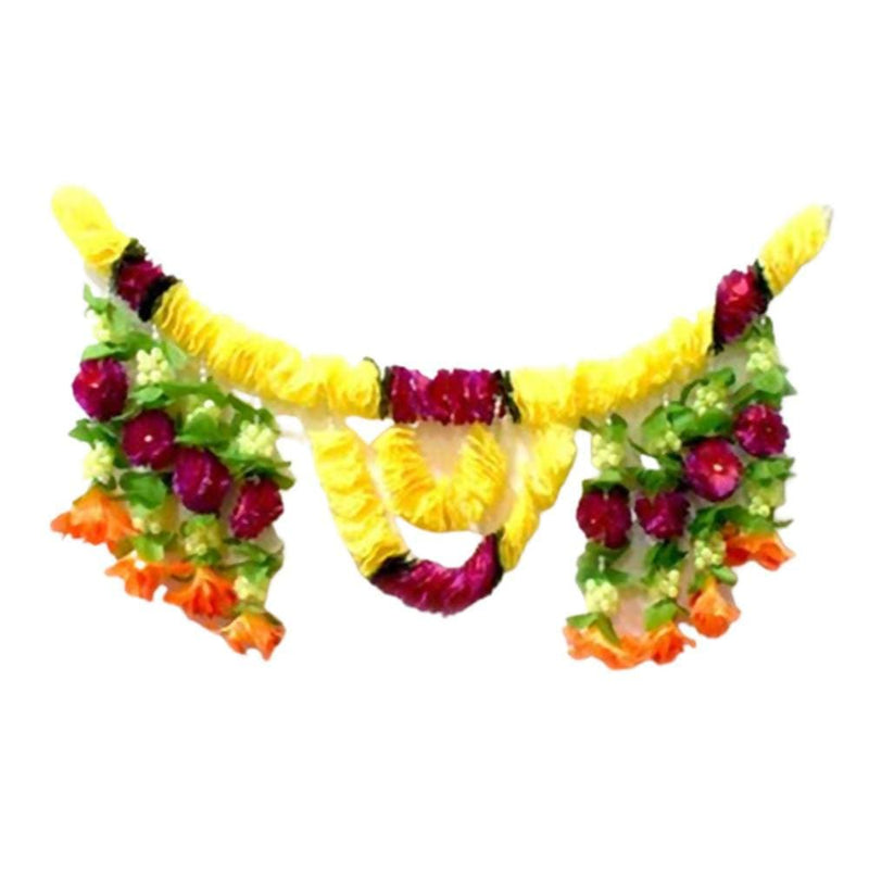 Puja N Pujari Home Door Artificial Flower Toran