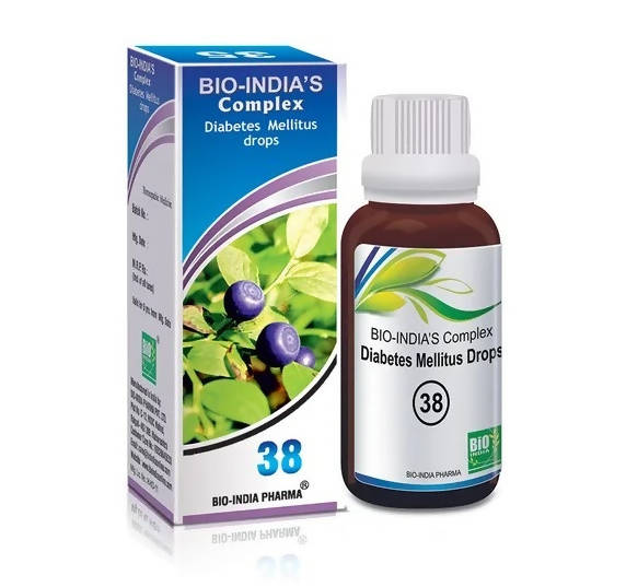 Bio India Homeopathy Complex 38 Diabetes Mellitus Drops