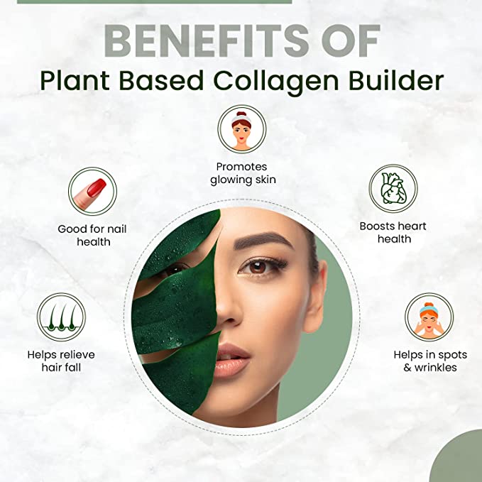 Himalayan Organics plant based Collagen Builder Whole Food 90 Vegetarian Capsules