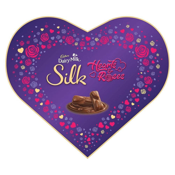 Cadbury Dairy Milk Silk Chocolate Heart Shaped Gift Box